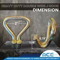 Load image into Gallery viewer, USA 2&quot; Tie Down Ratchet Replacement Short Fixed End Strap w/ J Hook
