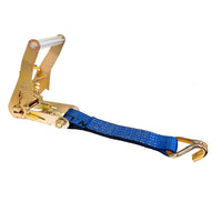 Load image into Gallery viewer, USA 2&quot; Tie Down Ratchet Replacement Short Fixed End Strap w/ J Hook
