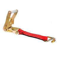 Load image into Gallery viewer, USA 2&quot; Tie Down Ratchet Replacement Short Fixed End Strap w/ J Hook
