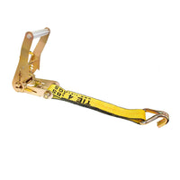 Load image into Gallery viewer, USA 2&quot; Tie Down Ratchet Replacement Short Fixed End Strap w/ J Hook
