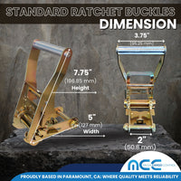 Load image into Gallery viewer, 2&quot; Utility Endless Ratchet Tie Down Strap (Standard Ratchet)
