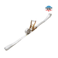 Load image into Gallery viewer, USA 2&quot; Ratchet Tent Strap With Loop End
