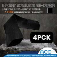 Load image into Gallery viewer, Heavy Duty 8 Point Rollback Tie Down System w/ Chain End
