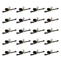 Load image into Gallery viewer, 20 Pack - 2" x 30' Heavy Duty Ratchet Tie Down Strap With Flat Hooks (Bulk)

