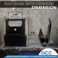 Load image into Gallery viewer, 2&quot; Heavy Duty Ratchet Tie Down Strap w/ Flat Hooks
