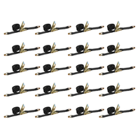 Load image into Gallery viewer, 20 Pack - 2" x 30FT Heavy Duty Ratchet Tie Down Strap With J Wire Hooks (Bulk)
