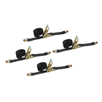 Load image into Gallery viewer, 4 Pack - 2" x 30FT Heavy Duty Ratchet Tie Down Strap With J Wire Hooks
