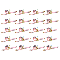 Load image into Gallery viewer, 20 Pack - 2" x 30FT Heavy Duty Ratchet Tie Down Strap With J Wire Hooks (Bulk)
