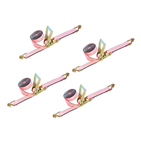 Load image into Gallery viewer, 4 Pack - 2" x 30FT Heavy Duty Ratchet Tie Down Strap With J Wire Hooks
