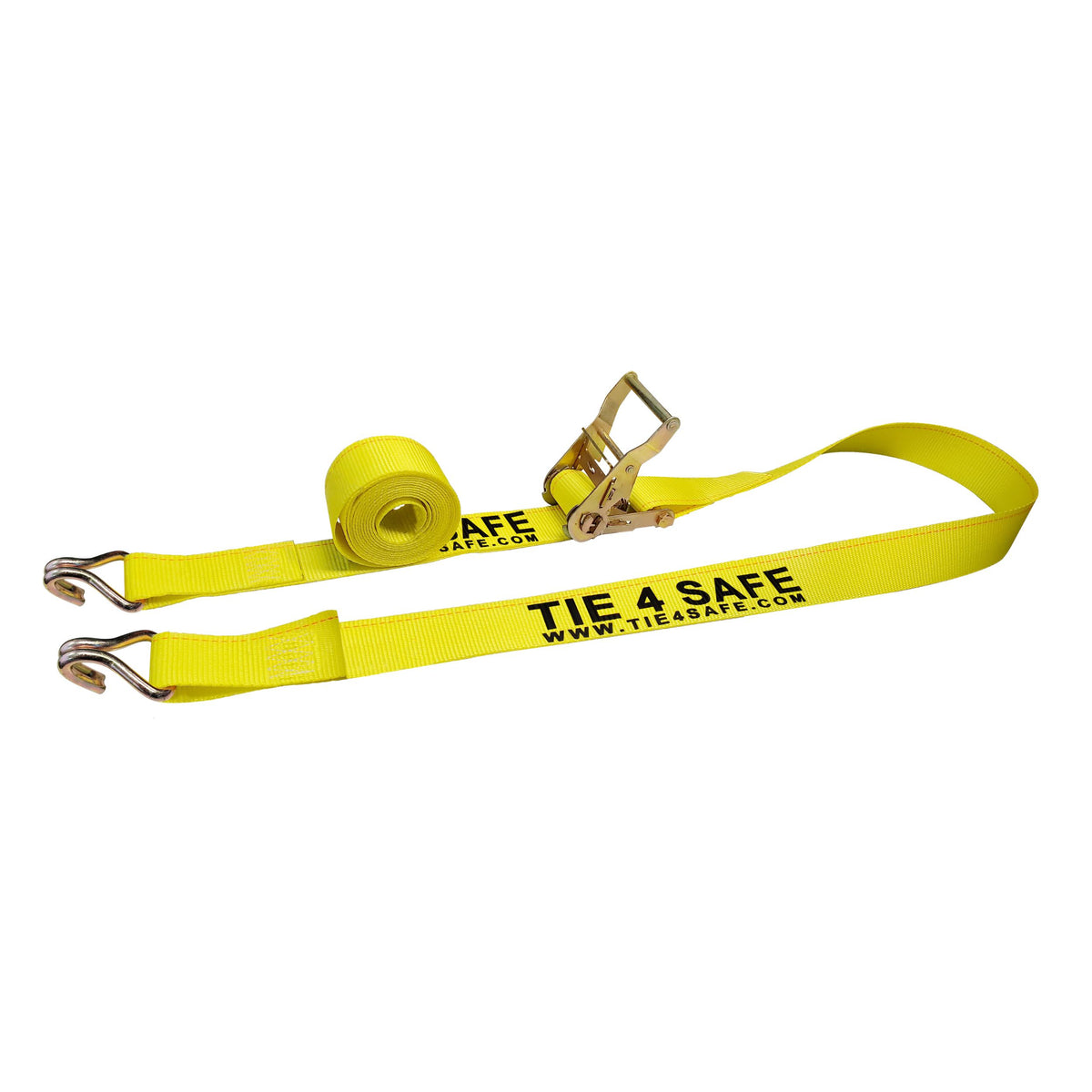 2" Logistic E-Track Ratchet Straps With J Hook