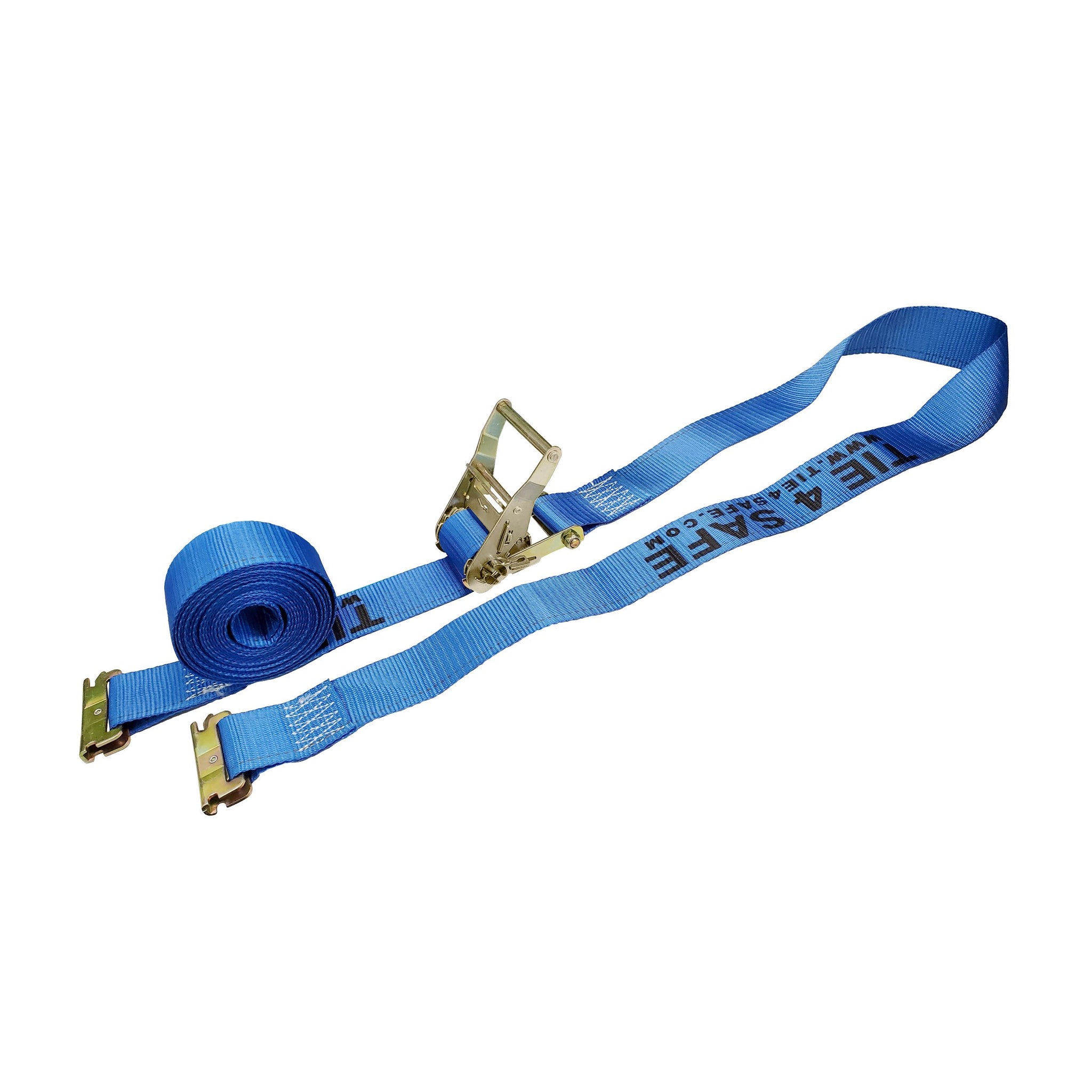 Blue E-Track Ratchet Straps