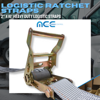 Load image into Gallery viewer, 2&quot; Logistic E-Track Ratchet Straps With J Hook
