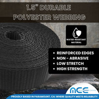 Load image into Gallery viewer, 1.5&quot; x 15 FT Tie Down Straps with Double J Hook
