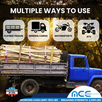 Load image into Gallery viewer, USA 1&quot; Ratchet Buckle Strap w/ S Hooks
