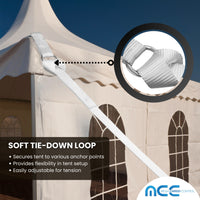 Load image into Gallery viewer, 1&quot; Ratchet Tent Strap With Loop End
