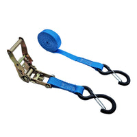 Load image into Gallery viewer, USA 1&quot; Heavy-Duty Ratchet Strap With 2 Keeper S Hooks

