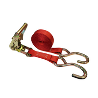 Load image into Gallery viewer, USA 1&quot; Ratchet Buckle Strap w/ S Hooks
