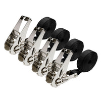 Load image into Gallery viewer, 1&quot; x 12&#39; Stainless Steel Ratchet Endless Strap - 4 Pack
