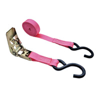Load image into Gallery viewer, USA 1&quot; Ratchet Tie Down Straps w/ Coated S Hooks
