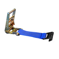 Load image into Gallery viewer, USA 3&quot; 4&quot; Ratchet Tie Down Short Fixed End Strap w/Flat Hook
