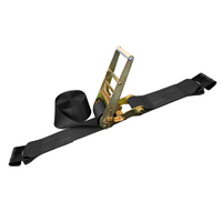 Load image into Gallery viewer, 4&quot; Ratchet Tie Down Strap w/ Flat Hooks

