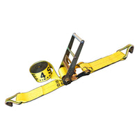 Load image into Gallery viewer, 4&quot; Ratchet Tie Down Strap w/ J Hooks
