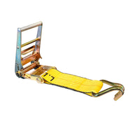 Load image into Gallery viewer, USA 3&quot; 4&quot; Ratchet Tie Down Short Fixed End Strap w/ J Hook
