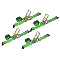 Load image into Gallery viewer, 4 Pack 4" x 30FT Ratchet Tie Down Strap w/ Flat Hooks
