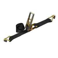 Load image into Gallery viewer, 4&quot; Ratchet Tie Down Strap w/ J Hooks
