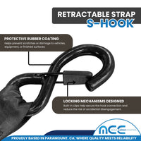 Load image into Gallery viewer, 1.5" x 15' Retractable Ratchet Strap
