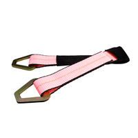 Load image into Gallery viewer, USA Heavy Duty Axle Straps w/ Delta D Rings (Black Sleeve)
