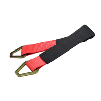 Load image into Gallery viewer, USA Heavy Duty Axle Straps w/ Delta D Rings (Black Sleeve)
