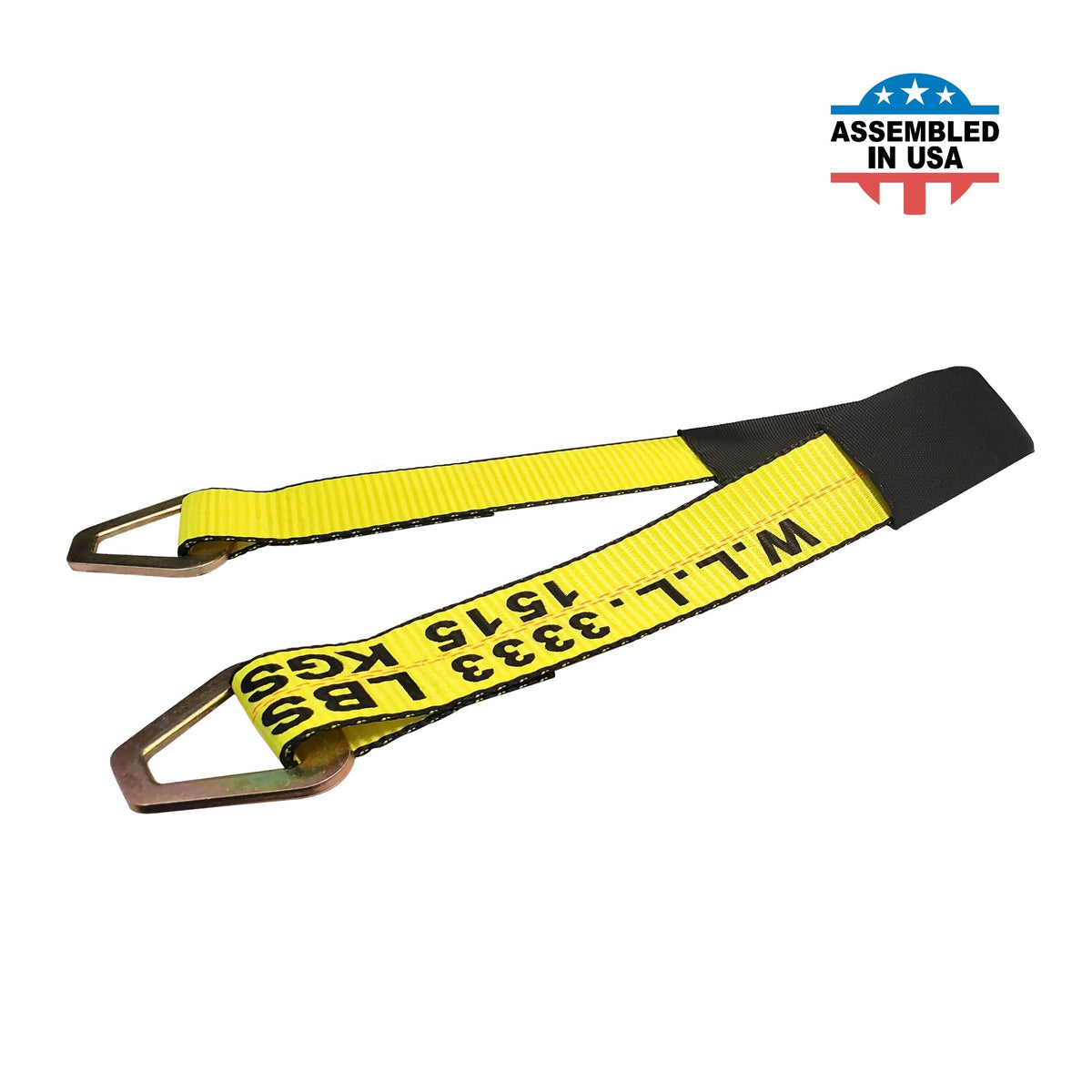 USA HD Axle Strap w/ Abrasive Sleeve w/ Delta Ring