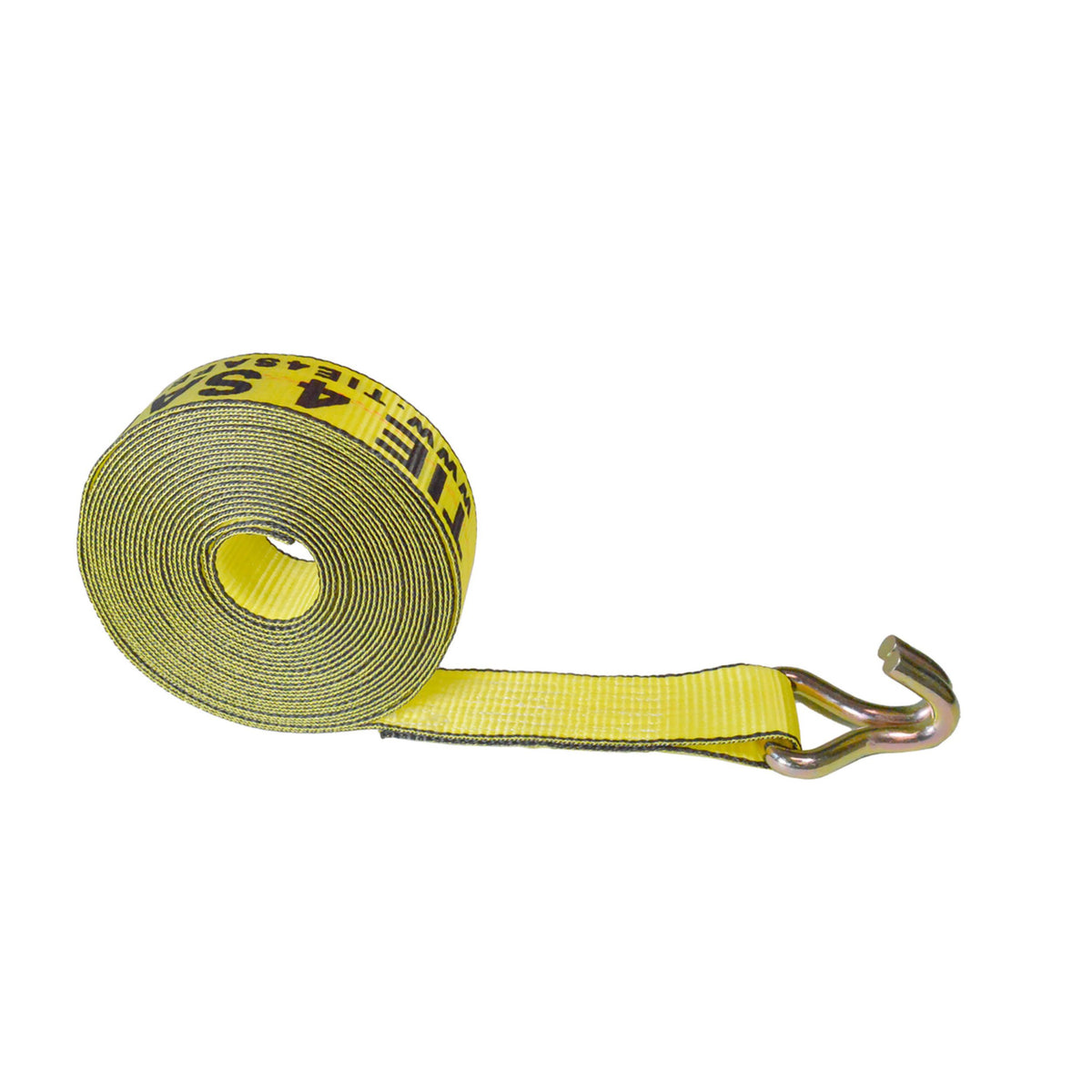 2" Winch Strap With Wire J Hook