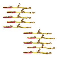 Load image into Gallery viewer, 10 Pack Combination Axle and Twist Hook Adjustable Ratchet Strap - USA
