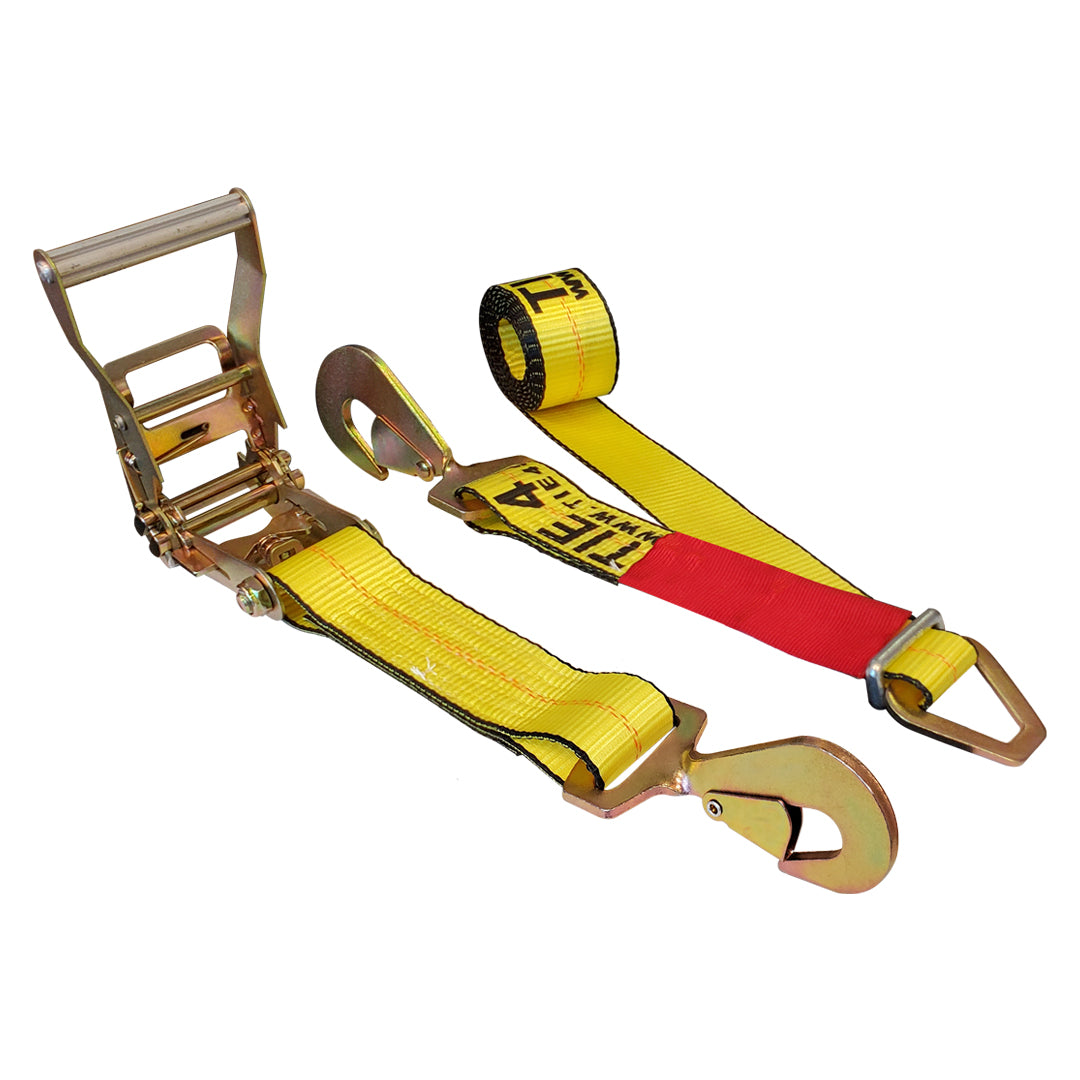 USA Combination Ratchet & Axle Strap w/ Twist Hook & Adjustable Axle Strap