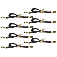 Load image into Gallery viewer, 8 Pack - USA 2" Car Tie Down Straps w/ Twist Snap Hooks
