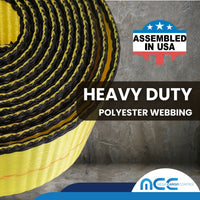 Load image into Gallery viewer, USA 2&quot; Car Tie Down Straps w/ Twist Snap Hooks
