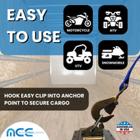 Load image into Gallery viewer, USA 2&quot; Car Tie Down Straps w/ Twist Snap Hooks
