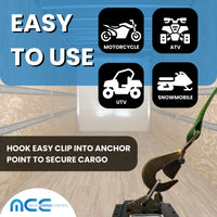 Load image into Gallery viewer, USA 2&quot; Car Tie Down Straps w/ Twist Snap Hooks
