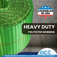 Load image into Gallery viewer, USA 2&quot; x 8&#39; Car Tie Down Assembly w/ Snap Hooks
