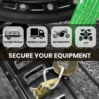 Load image into Gallery viewer, USA 2&quot; x 8&#39; Car Tie Down Assembly w/ Snap Hooks
