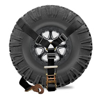 Load image into Gallery viewer, 3-Point Spare Tire 2&quot; Ratchet Y Straps
