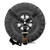 Load image into Gallery viewer, 3-Point Spare Tire 2&quot; Ratchet Y Straps
