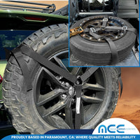 Load image into Gallery viewer, 1.5&quot; 3-Point Spare Tire Ratchet Y Straps
