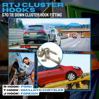 Load image into Gallery viewer, RTJ Cluster Towing Hook - Grade 70
