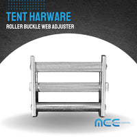 Load image into Gallery viewer, 2&quot; Slide Bar Web Adjuster Buckle - Roller Buckle
