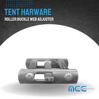 Load image into Gallery viewer, 2&quot; Slide Bar Web Adjuster Buckle - Roller Buckle
