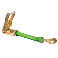 Load image into Gallery viewer, USA 2&quot; Tie Down Ratchet Replacement Short Fixed End Strap w/ Twist Snap Hook
