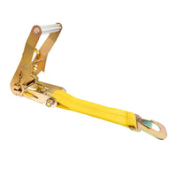 Load image into Gallery viewer, USA 2&quot; Replacement Ratchet Short Fixed End Strap w/ Flat Snap Hooks
